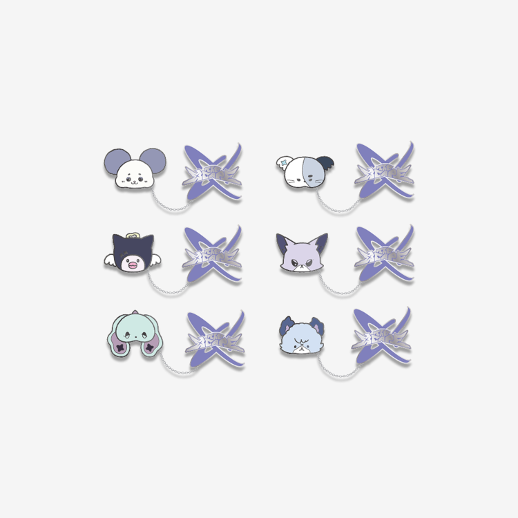 XDINARY HEROES - XDINARY MONSTERS SIGNATURE BADGE SET - THE XCAPE