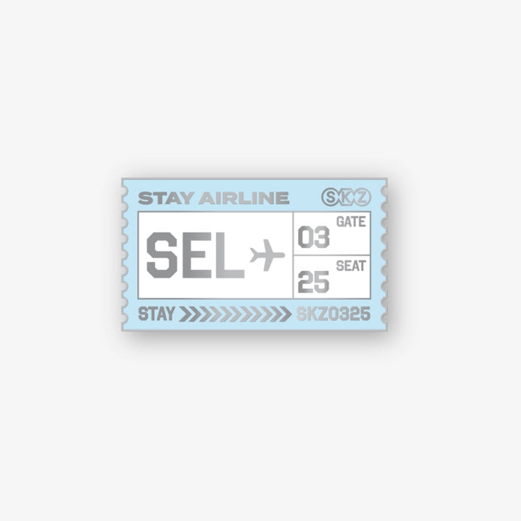 STRAY KIDS - METAL BADGE SEOUL Ver. - SKZOO EVERYWHERE ALL AROUND THE WORLD