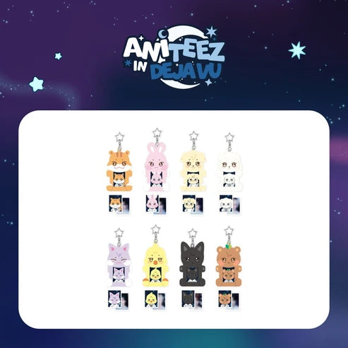 ATEEZ X ANITEEZ POP-UP [ANITEEZ IN DEJAVU] MD - ACRYLIC MAGNETIC ID PHOTO HOLDER (8 VERSIONS)