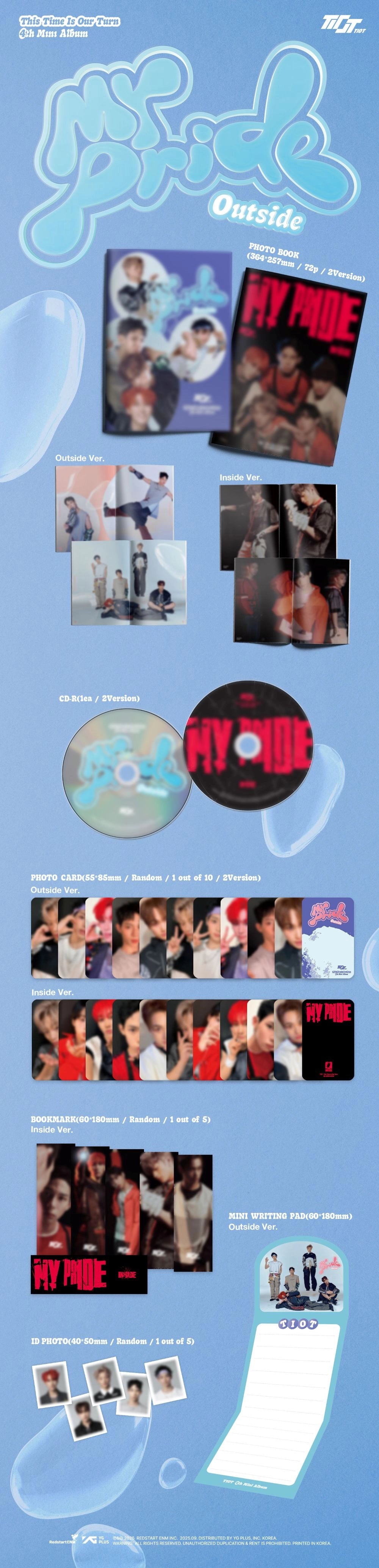 TIOT 4TH MINI ALBUM - MY PRIDE (PHOTOBOOK VER.)