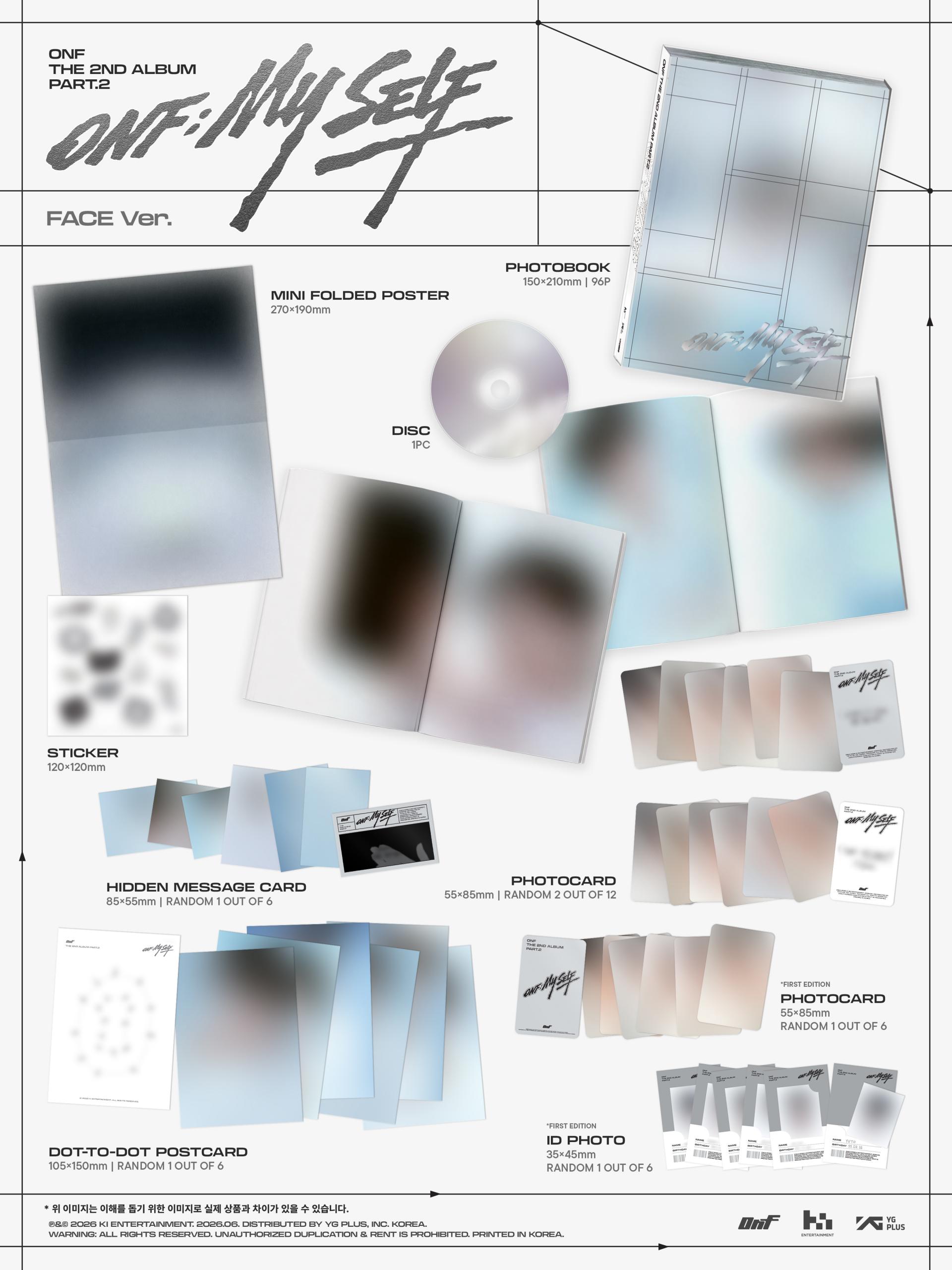 ONF 2ND ALBUM PART.2 - ONF:MY SELF (PHOTOBOOK VER.)