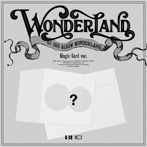 B.I 3RD ALBUM - WONDERLAND (MAGIC CARD VER.)