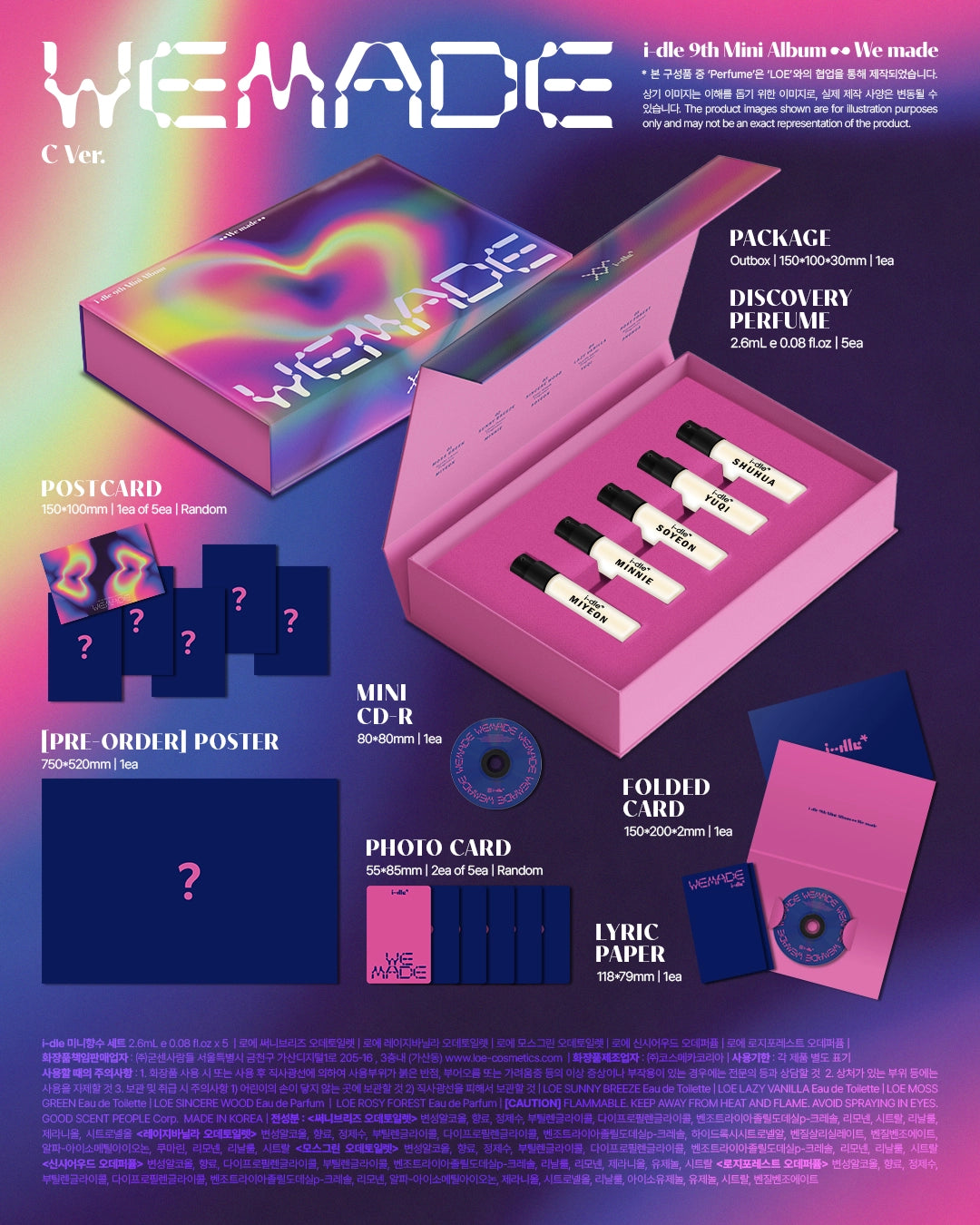 I-DLE 9TH MINI ALBUM - WE MADE (C VER.)