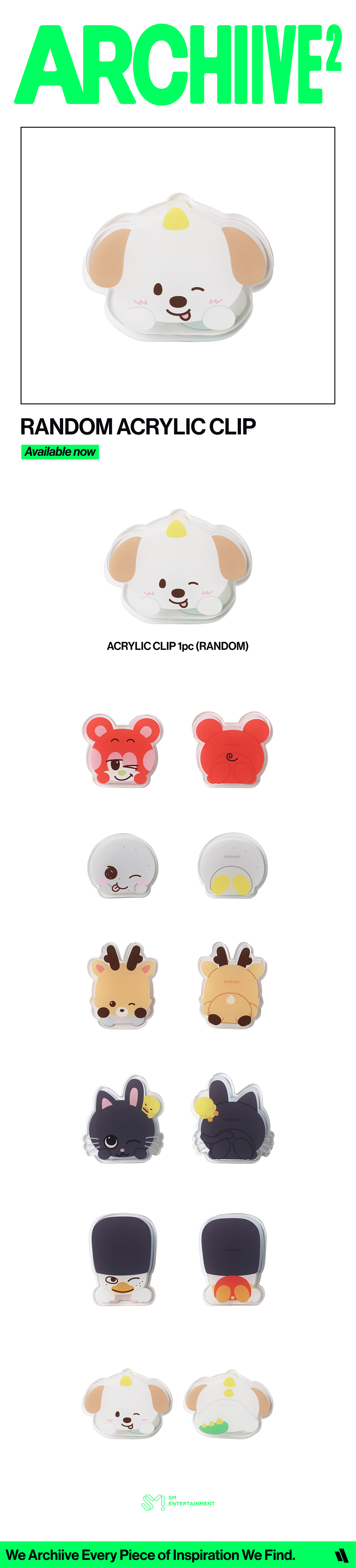 RIIZE - [2026 POP-UP [ARCHIIVE²] MD] RANDOM ACRYLIC CLIP