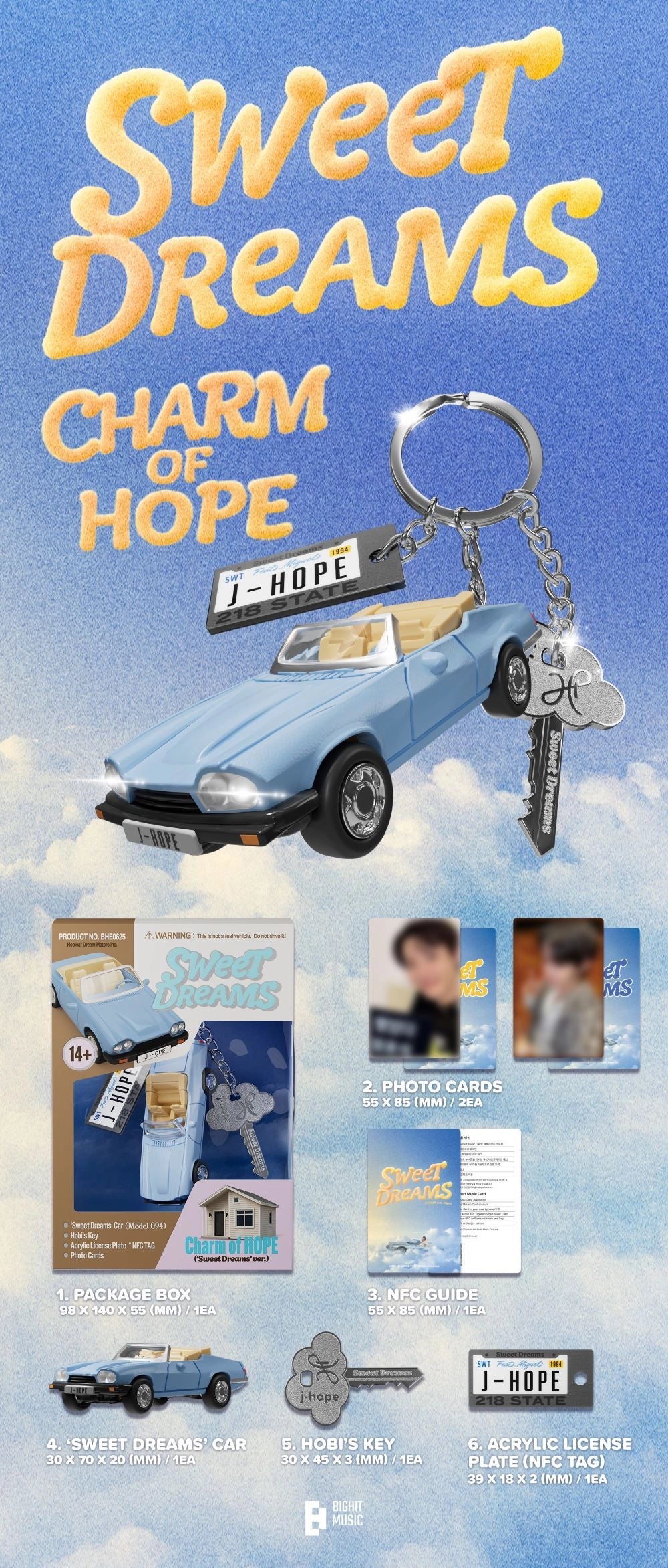 BTS j-HOPE ホビ ホソク j-hope Charm of HOPE J-HOPE - CHARM OF HOPE