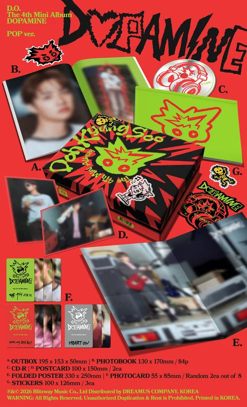 D.O. - 4TH MINI ALBUM [DOPAMINE] (POP VER.)