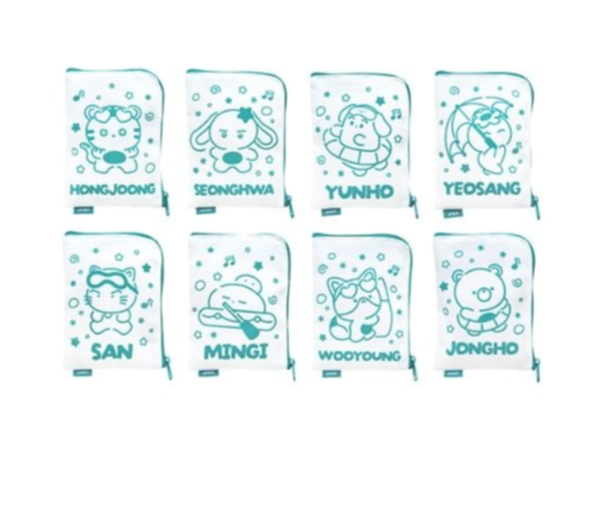 ATEEZ - 8TH ANNIVERSARY OFFICIAL MD RANDOM MINI POUCH