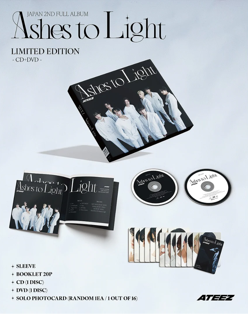ATEEZ JAPAN 2ND ALBUM - ASHES TO LIGHT (LIMITED)