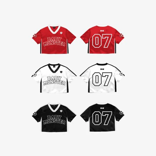BABYMONSTER - BABYMONSTER CROP JERSEY OFFICIAL MD