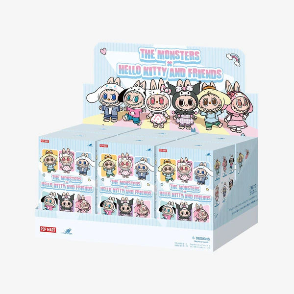 POP MART Authentic The MONSTERS Labubu x Sanrio Mystery Box 6 Designs