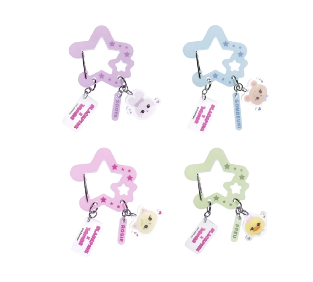 BLACKPINK X TAMAGOTCHI [TAMAGOTCHI] OFFICIAL MD BLACKPINK ACRYLIC CARABINER