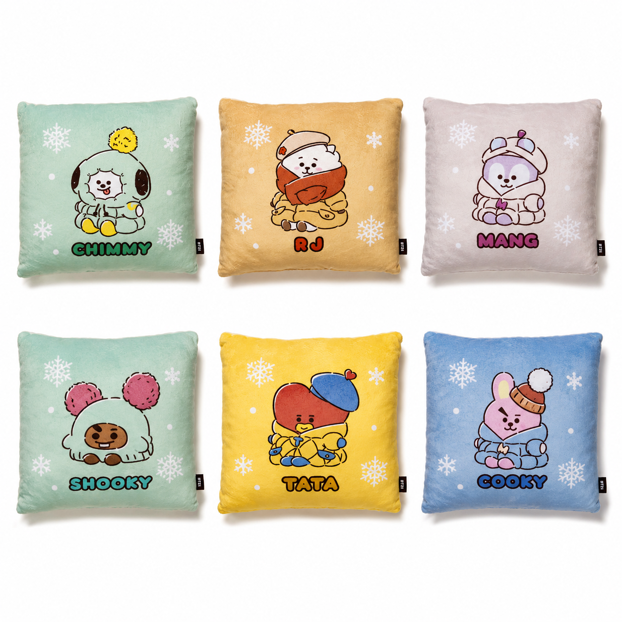 BT21© Characters Lucky Cushion with Photocard Holder (Japan Edition)