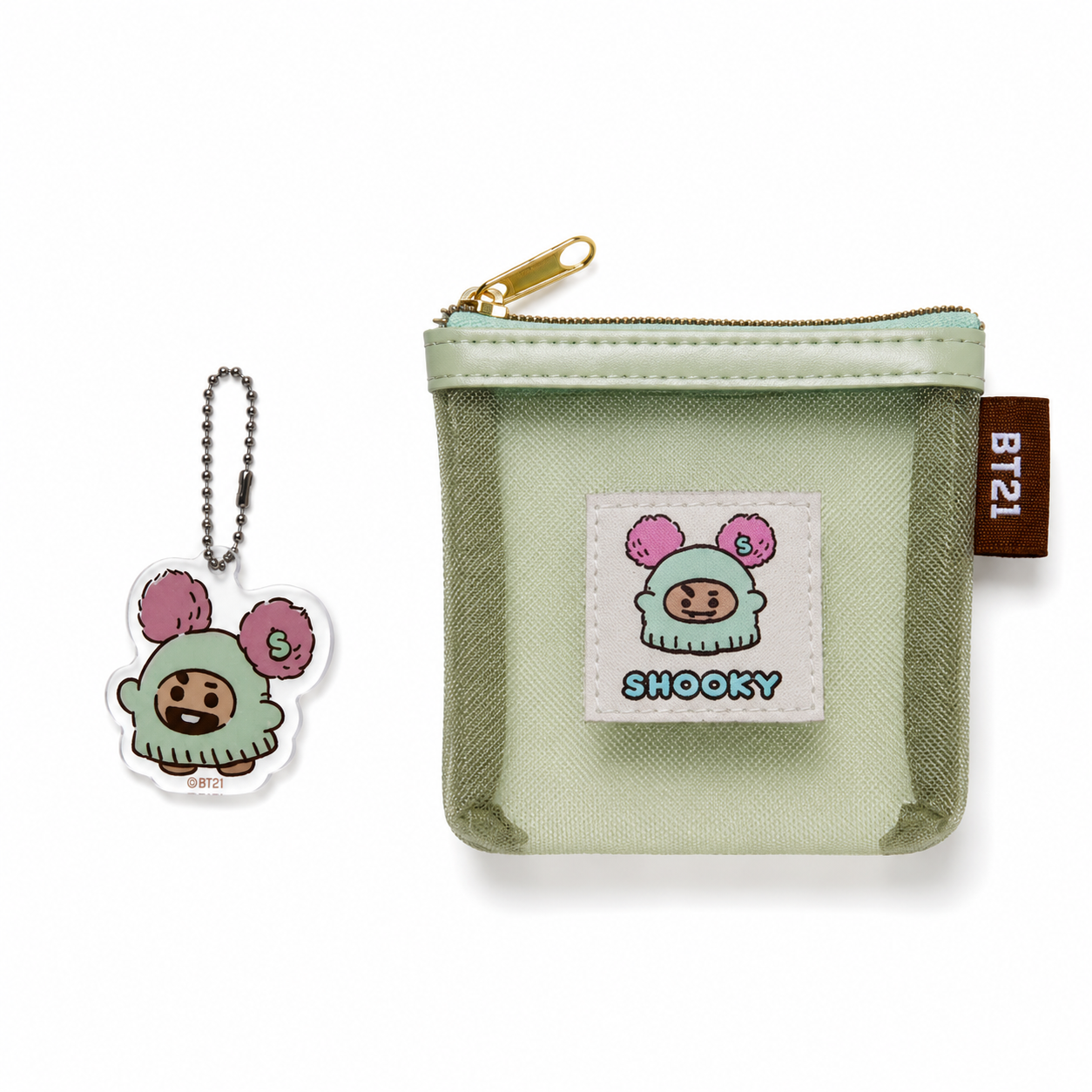 BT21© Characters Lucky Coin Bag & Keychain Set (Japan Edition)