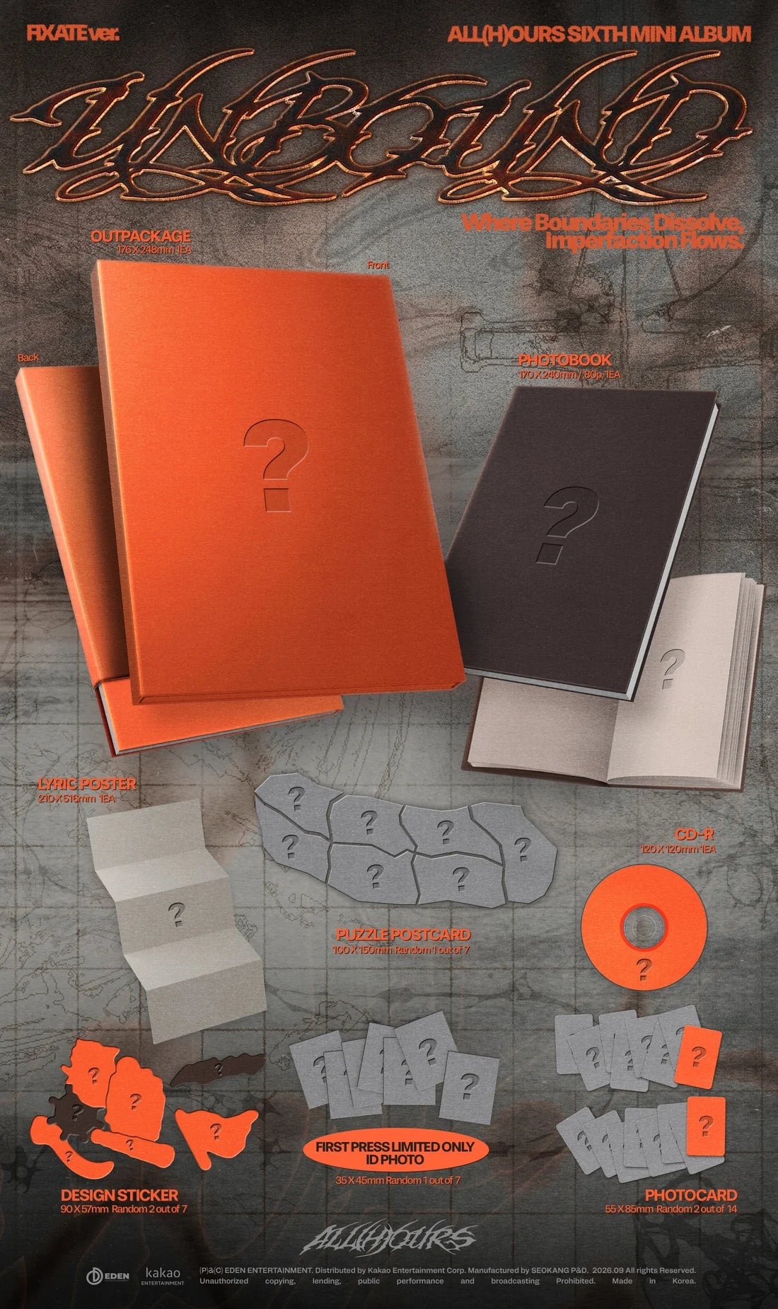ALL(H)OURS - 6TH MINI ALBUM [UNBOUND]
