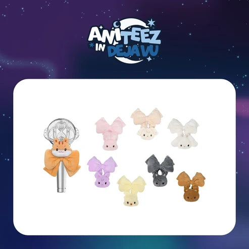 ATEEZ X ANITEEZ POP-UP [ANITEEZ IN DEJAVU] MD - TINY LIGHT STICK SCRUNCHIE (8 VERSIONS)