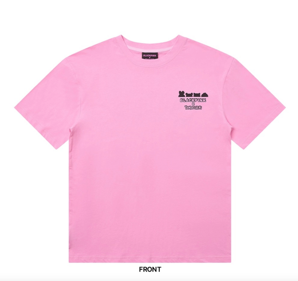 BLACKPINK X TAMAGOTCHI [TAMAGOTCHI] OFFICIAL MD BLACKPINK PINK GALAXY T-SHIRT_PINK