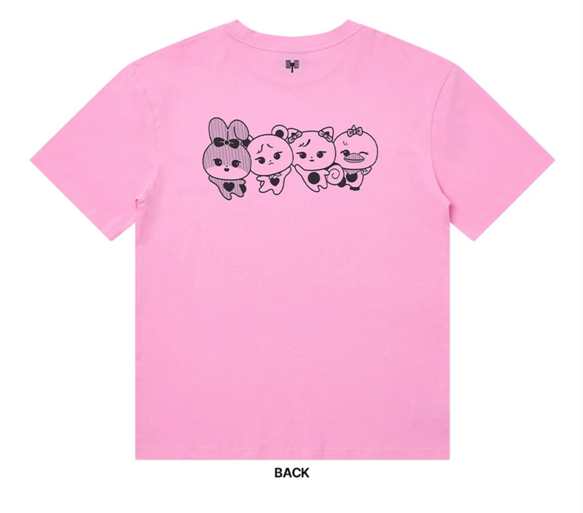 BLACKPINK X TAMAGOTCHI [TAMAGOTCHI] OFFICIAL MD BLACKPINK PINK GALAXY T-SHIRT_PINK