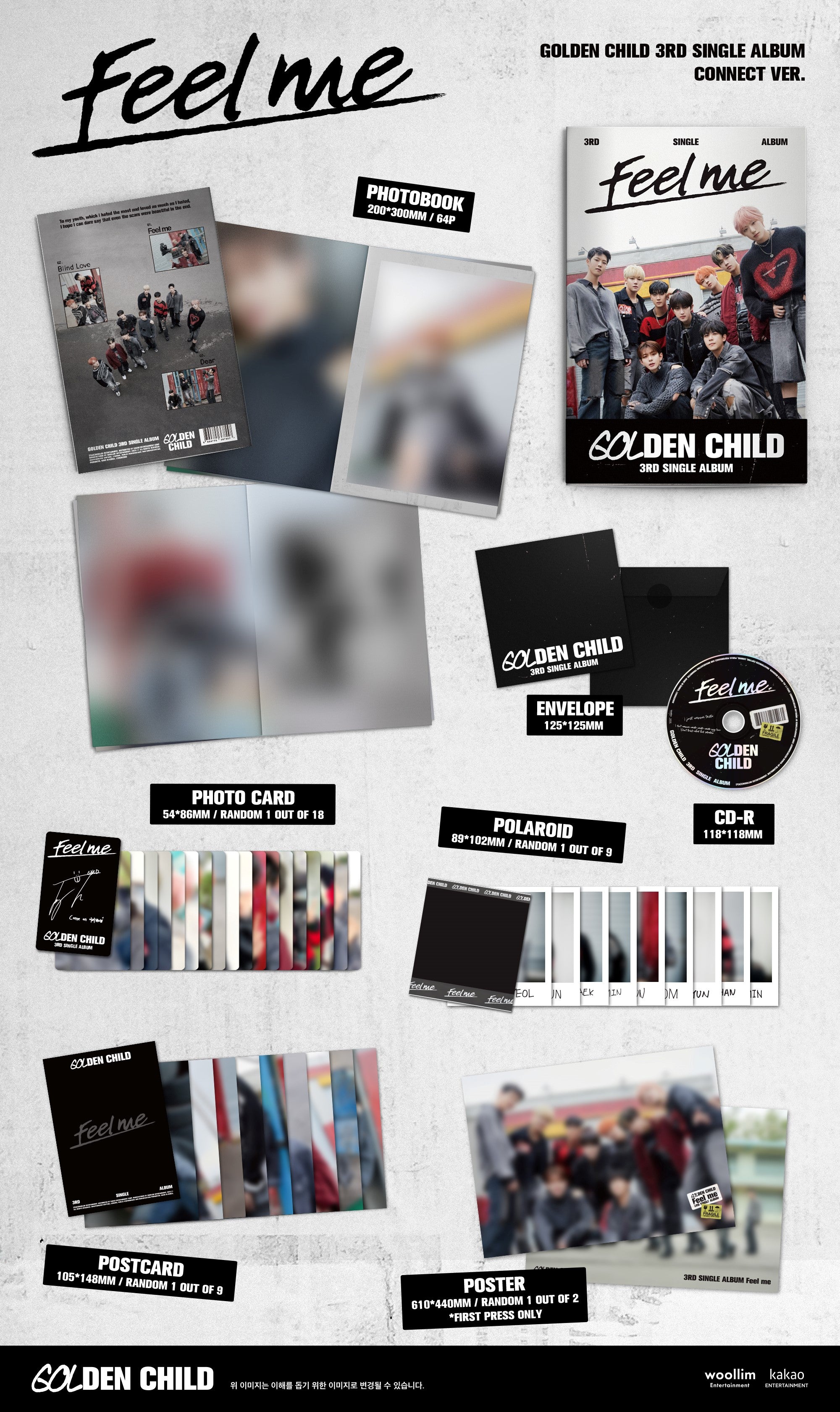 GOLDEN CHILD 3RD SINGLE ALBUM - FEEL ME