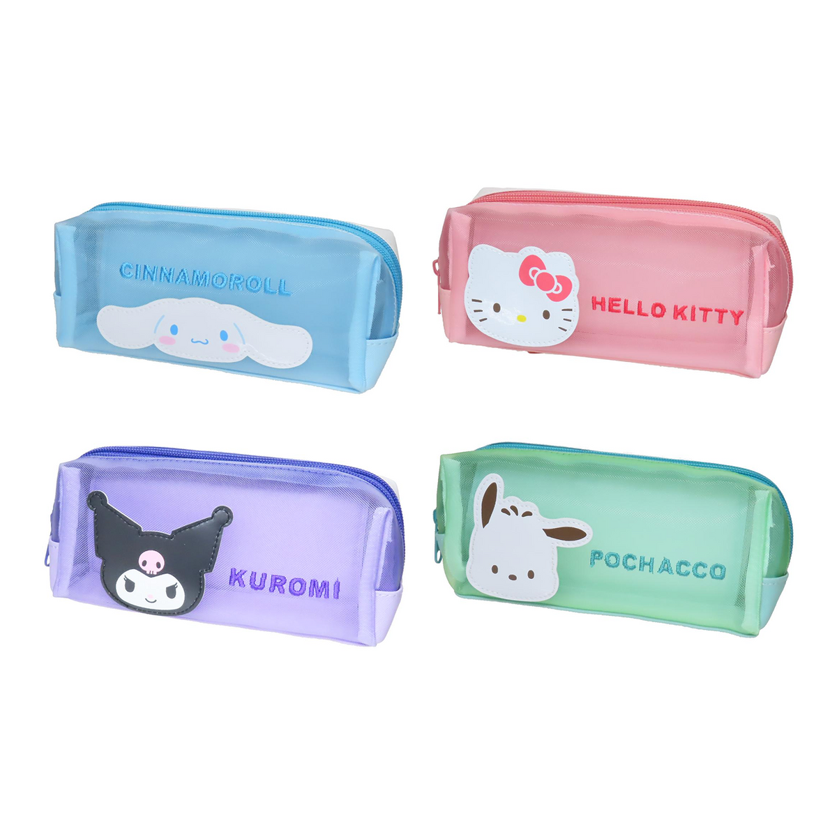 SANRIO© Head 2 Zip Pen Pouch (Japan Edition)
