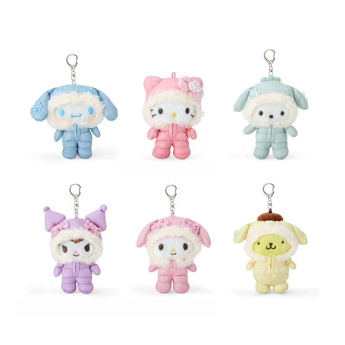 SANRIO© Down Jacket Hanging Plush (Japan Limited Edition)