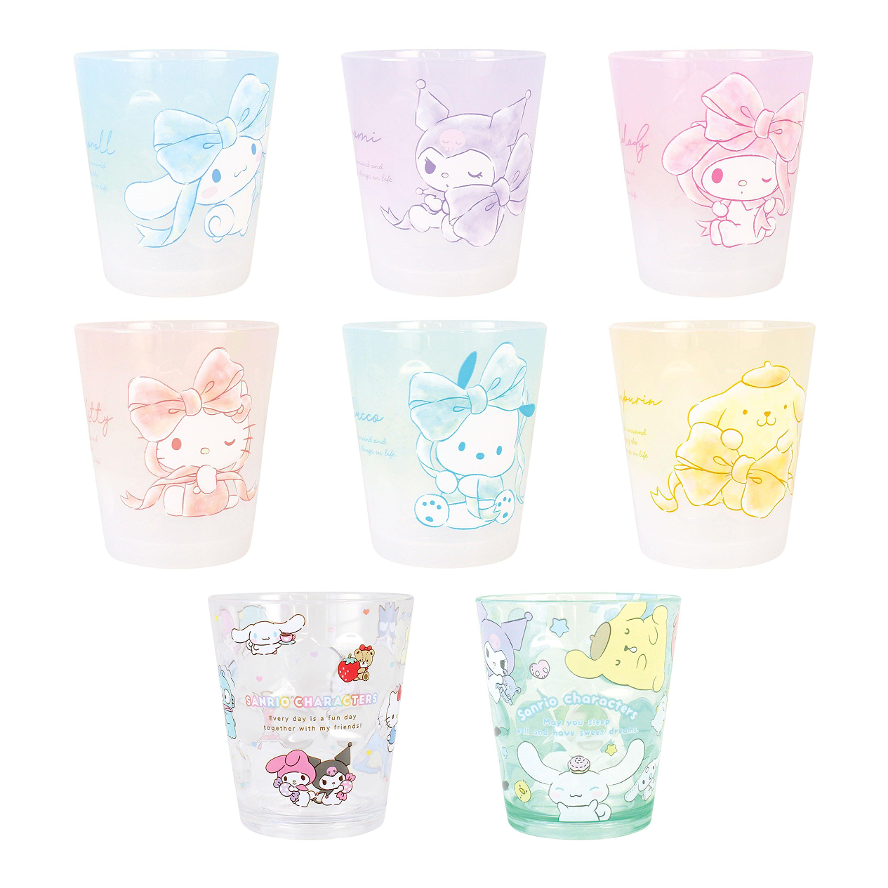 SANRIO© Big Bow Acrylic Cup (Japan Edition)