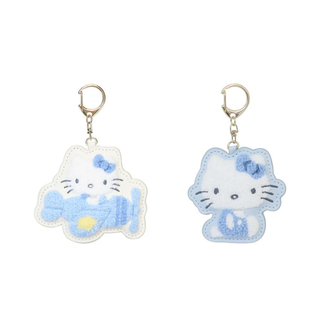 SANRIO Authentic Hello Kitty Leather Patch Keyholder