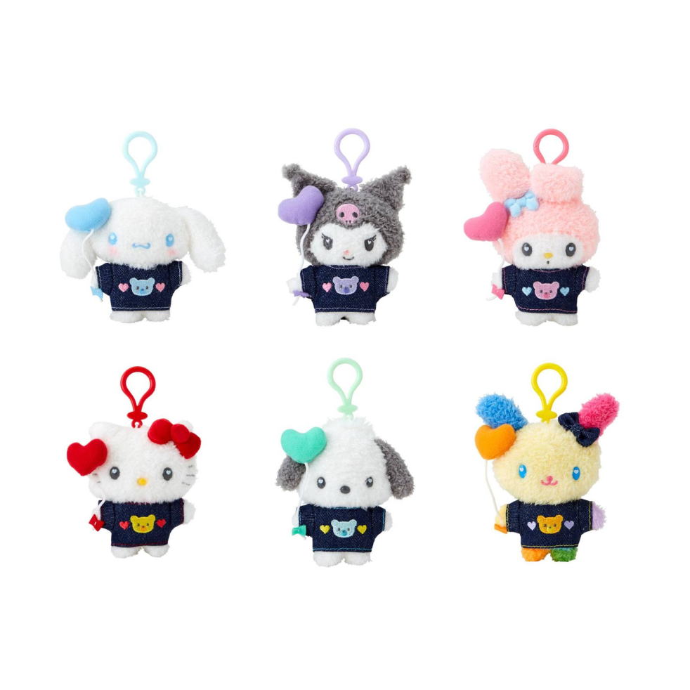 SANRIO© Denim Hanging Plush (Japan Limited Edition)