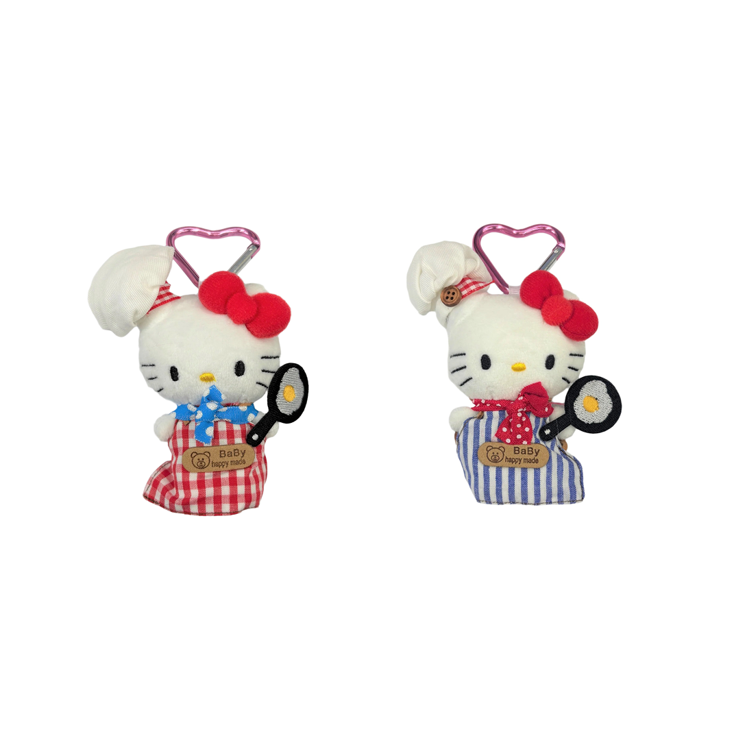 SANRIO Authentic Hello Kitty Chef Hanging Plush Red