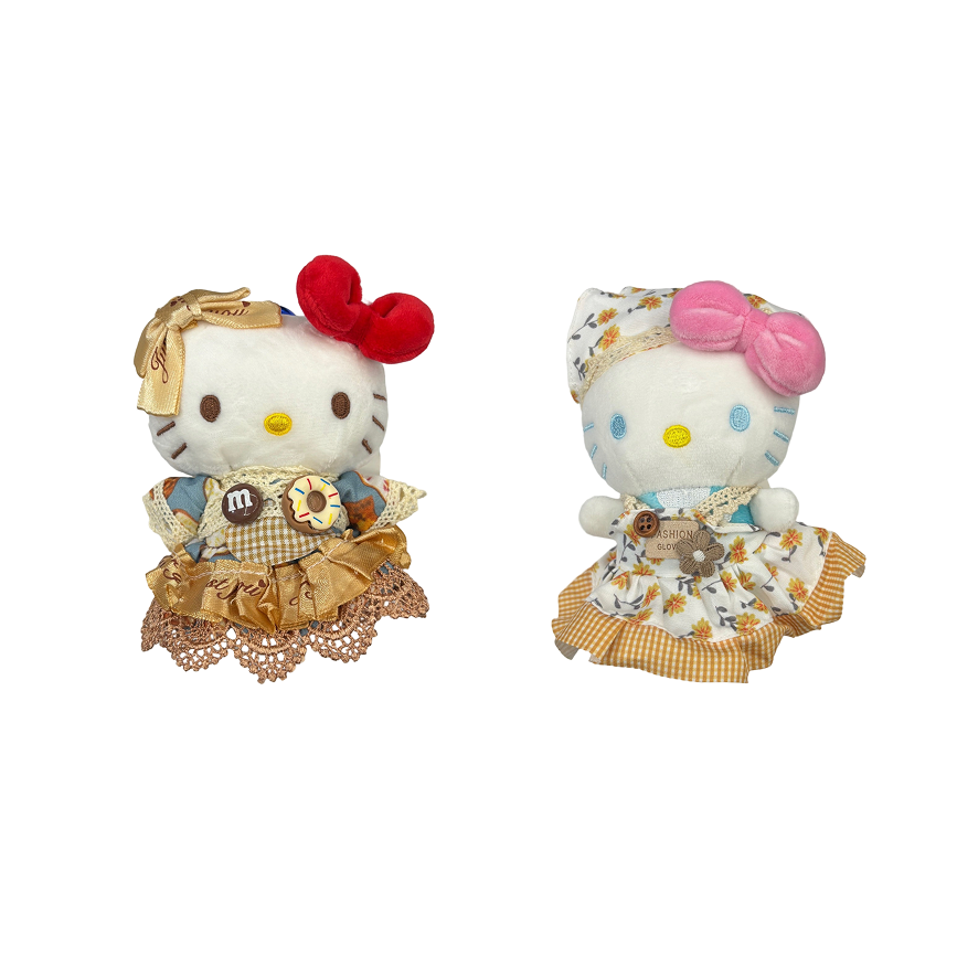 SANRIO Authentic Hello Kitty Golden Hanging Plush