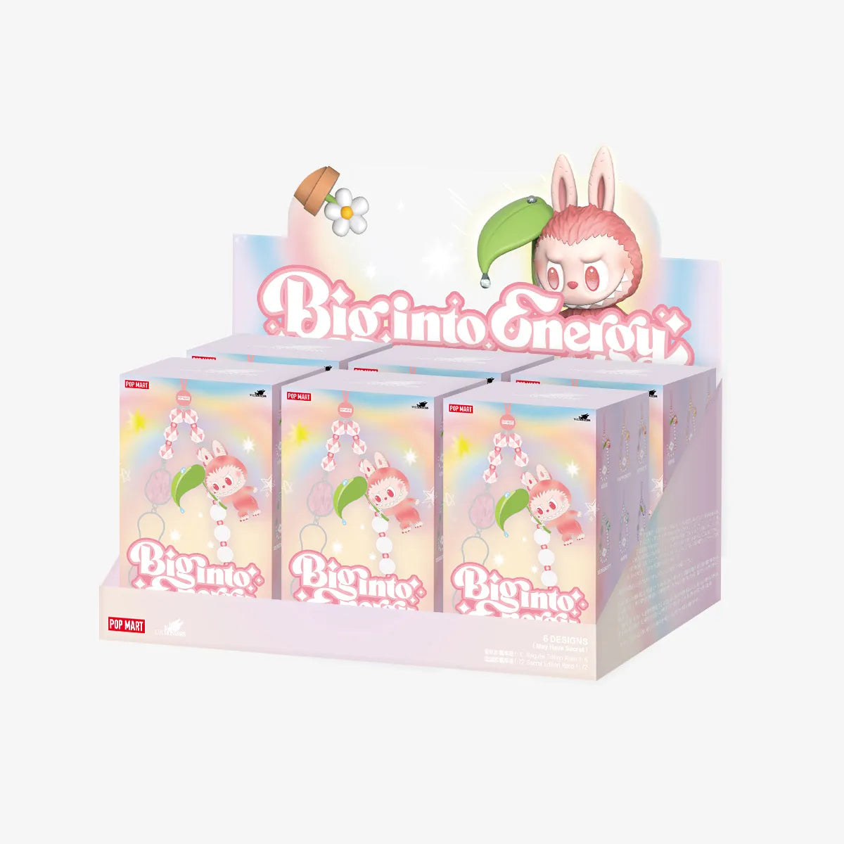 POP MART Authentic Mystery Box The Monsters Big into Energy Phone Charm (1 piece)