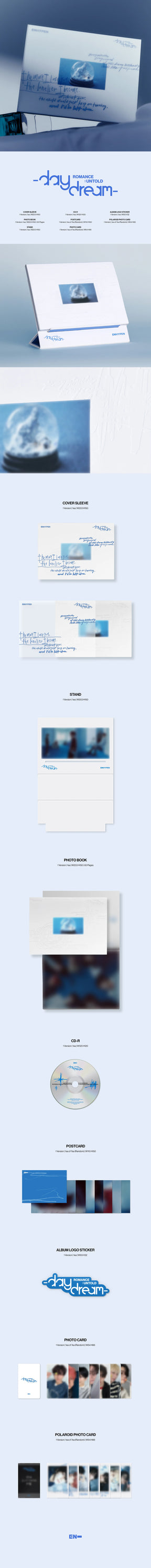 ENHYPEN - 2ND ALBUM REPACKAGED [ROMANCE : UNTOLD -DAYDREAM