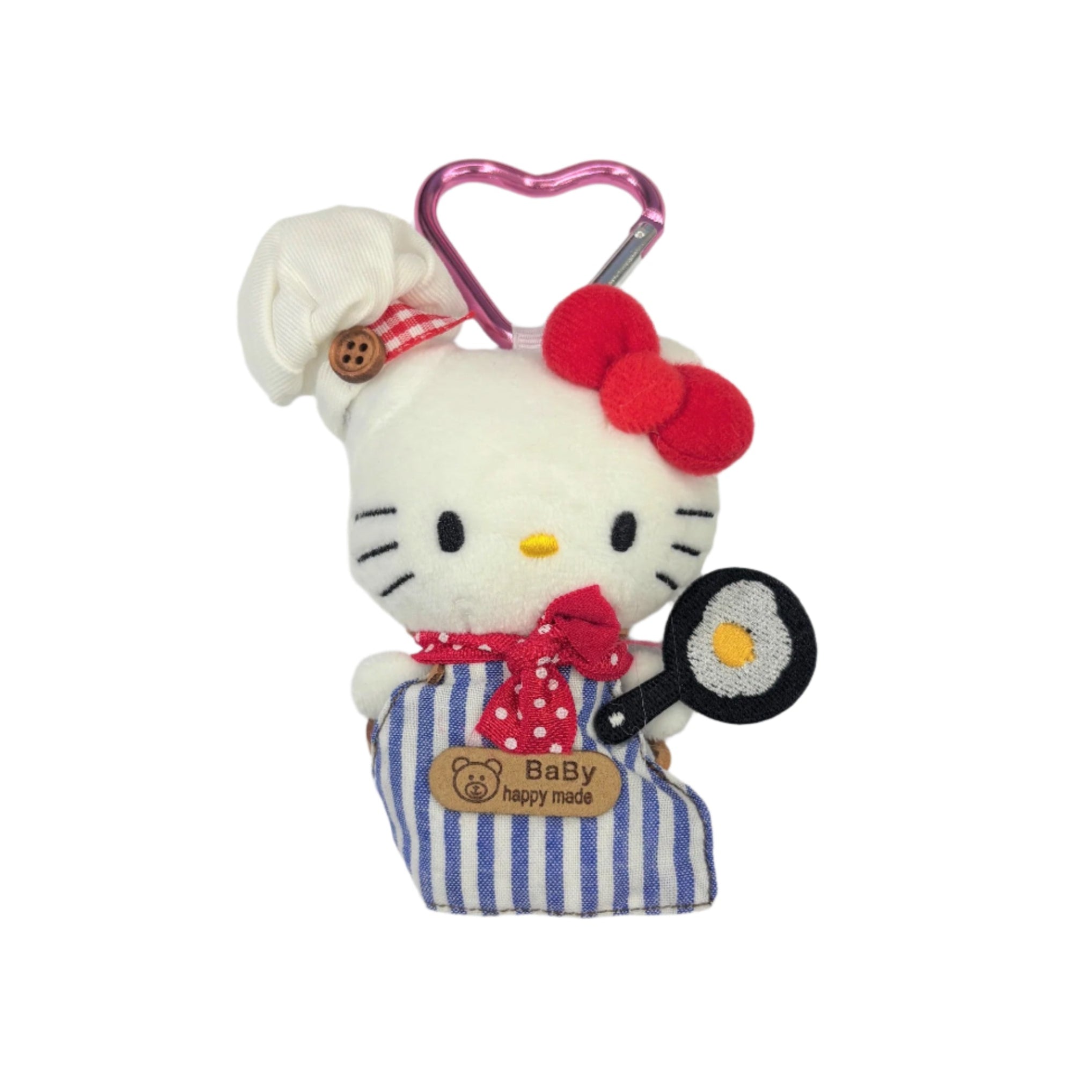 SANRIO Authentic Hello Kitty Chef Hanging Plush Red