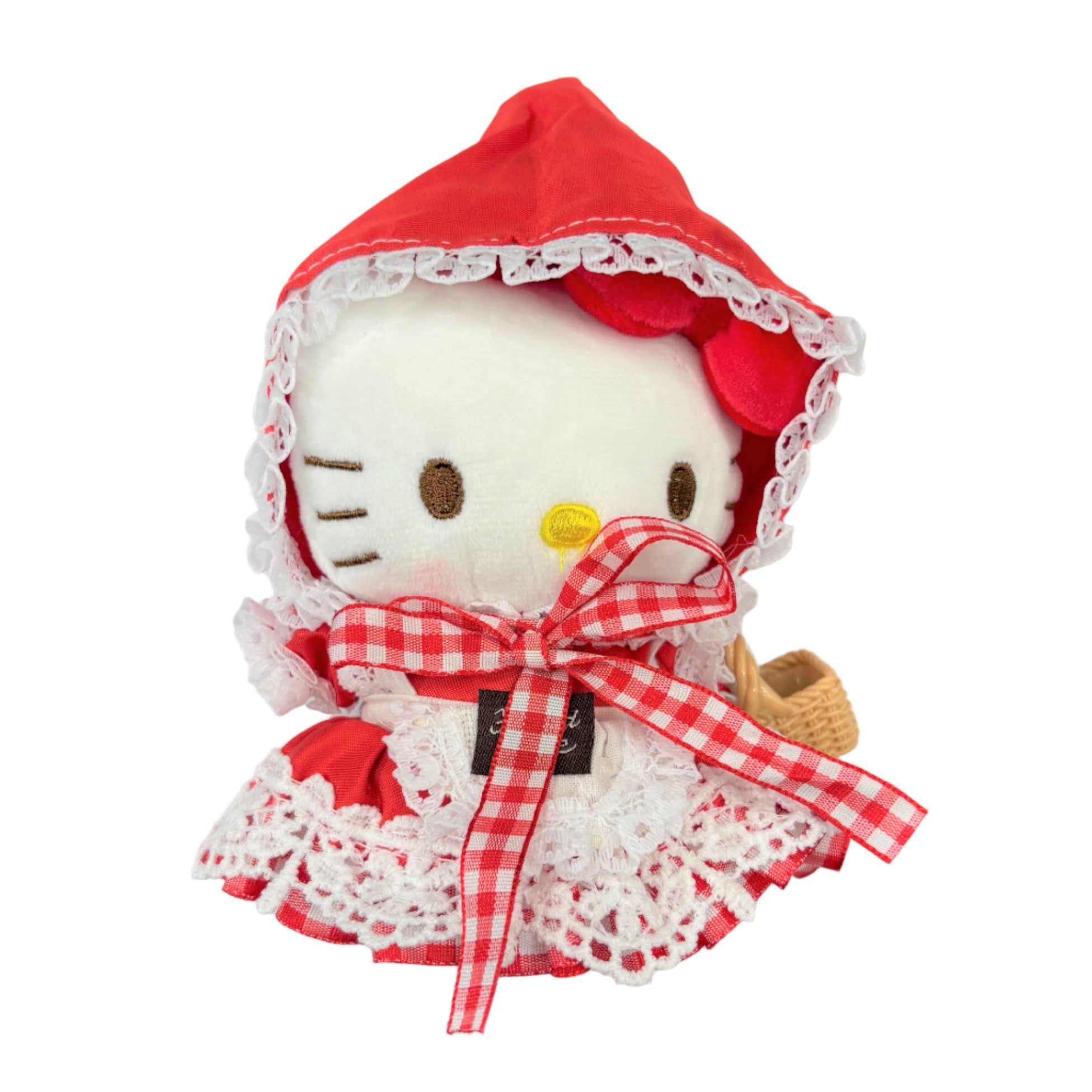 SANRIO Authentic Hello Kitty Riding Hood Hanging Plush