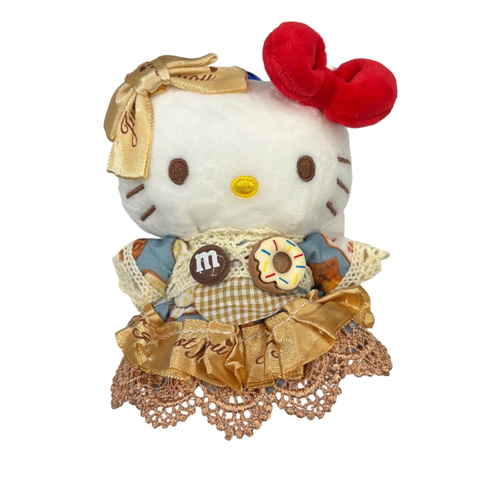 SANRIO Authentic Hello Kitty Golden Hanging Plush
