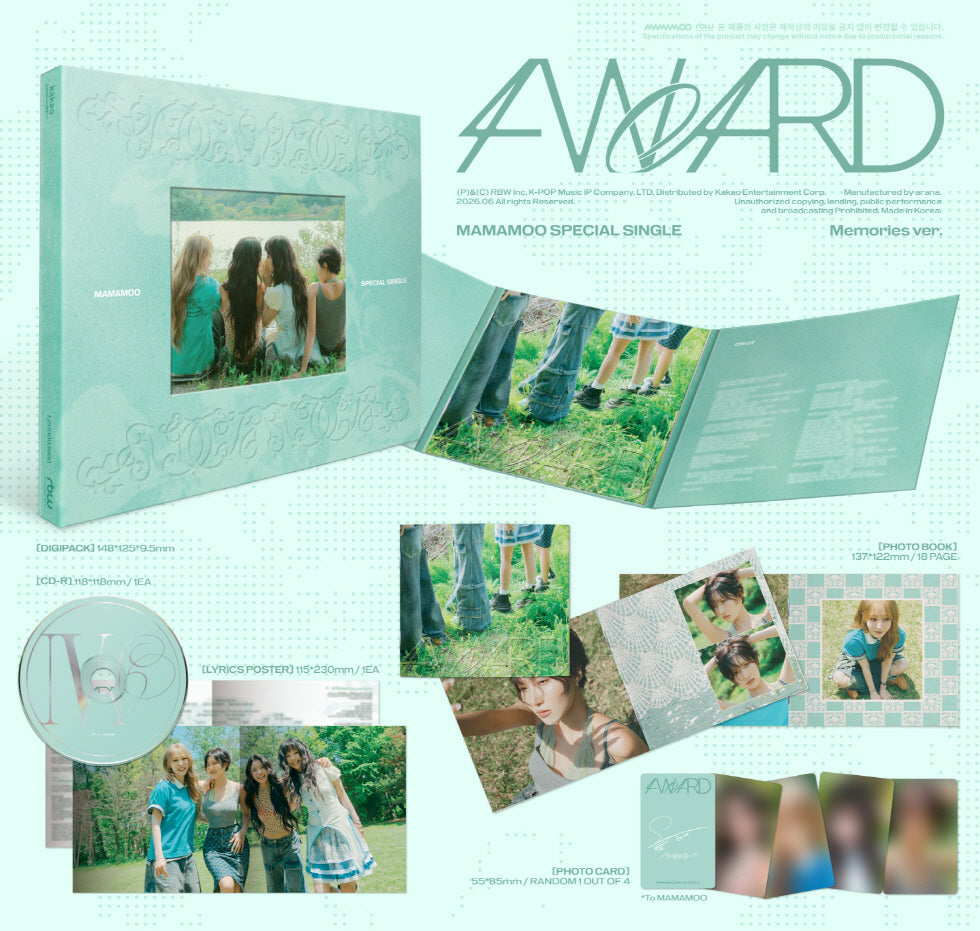 MAMAMOO SPECIAL SINGLE - 4WARD