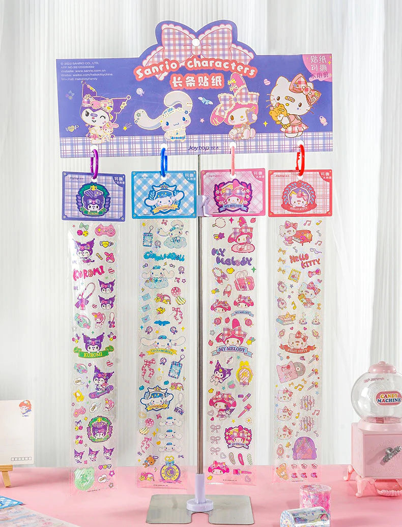 SANRIO© Checker Joytop Long Stickers