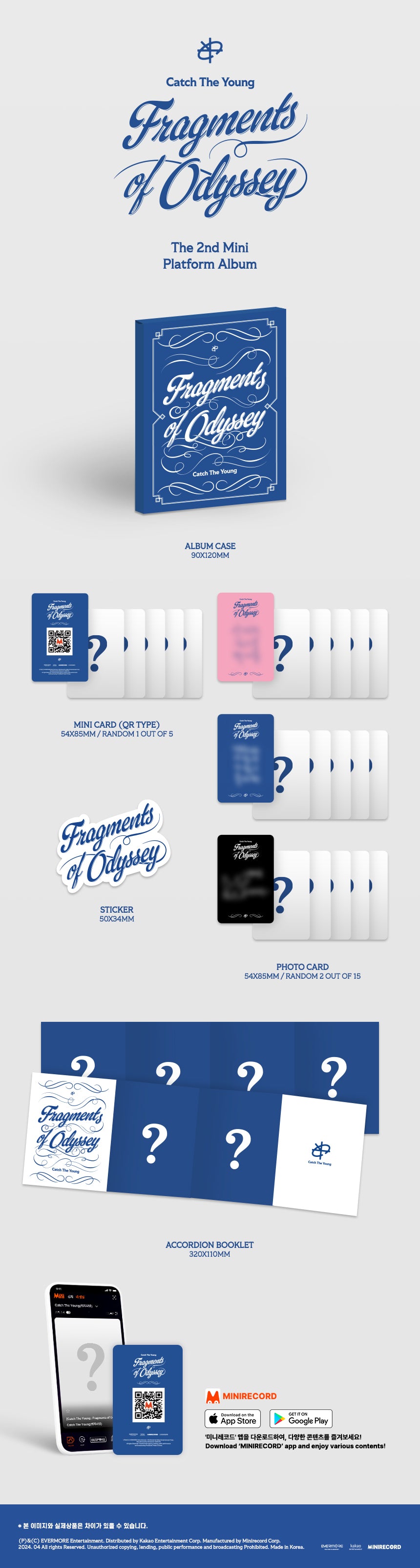 CATCH THE YOUNG 2ND MINI ALBUM - CATCH THE YOUNG : FRAGMENTS OF ODYSSEY (META ALBUM VERSION)