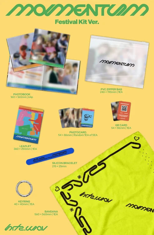 HRTZ.WAV - 2ND MINI ALBUM [THE SECOND WAVE : MOMENTUM] (Festival Kit Ver.)