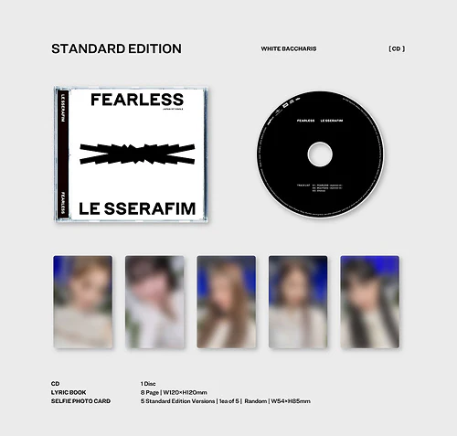 LE SSERAFIM - FEARLESS (STANDARD VERSION) (JAPAN VERSION)