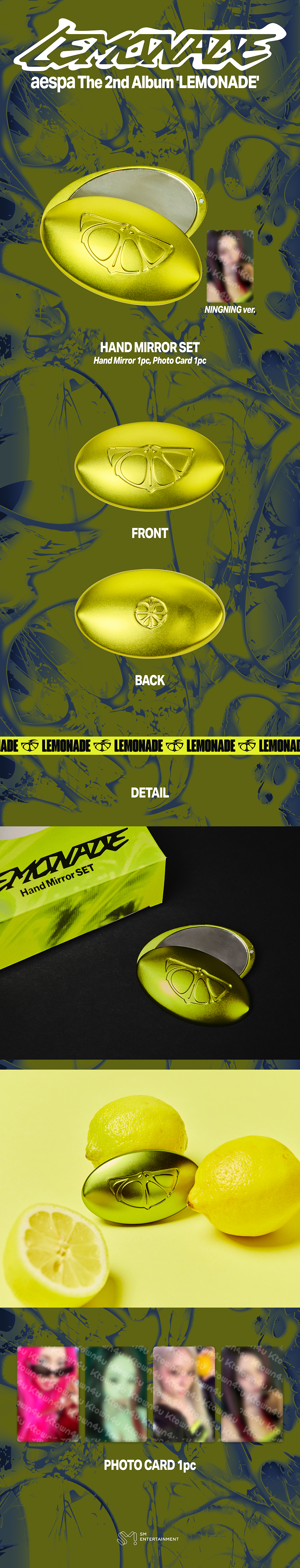 AESPA - [AESPA WEEK - MAKE IT LEMONADE MD] HAND MIRROR SET