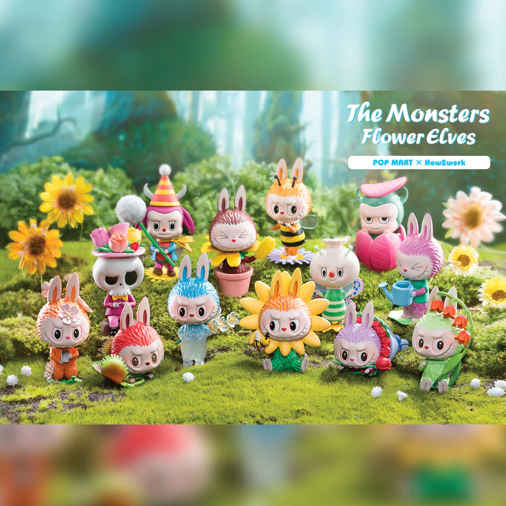 POP MART Authentic THE MONSTERS Labubu Flower Elves Mystery Box 12 Designs (1 Piece)