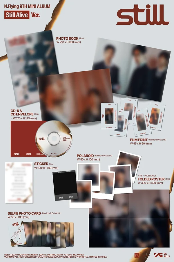 N.FLYING - 9TH MINI ALBUM [STILL] (PHOTOBOOK VER.)