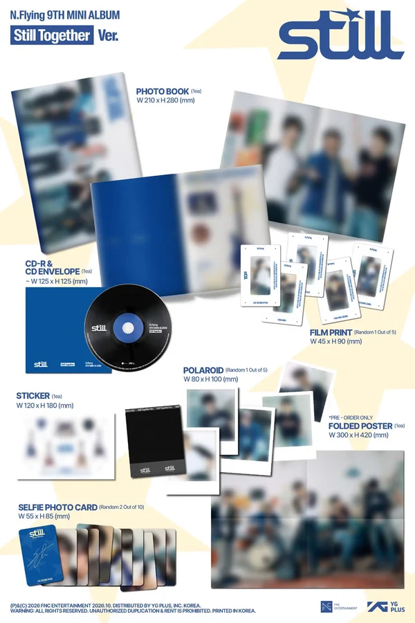 N.FLYING - 9TH MINI ALBUM [STILL] (PHOTOBOOK VER.)