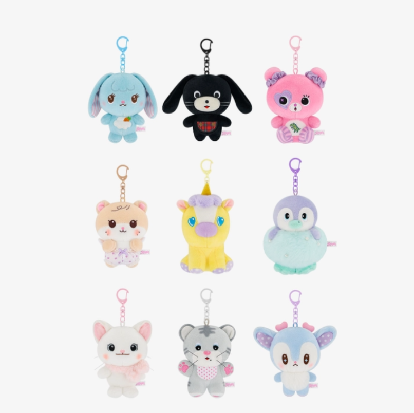 TWICE - 11TH ANNIVERSARY POP-UP STORE <TWICE THE THRILL> TDOONGZ PLUSH KEYRING