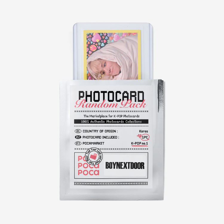 POCA MARKET PHOTO CARD (RANDOM 1 PIECE) (BOY GROUPS)