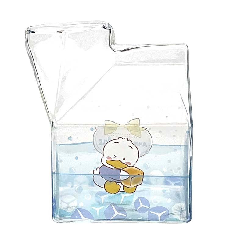 SANRIO© Milk Carton Glass Cup (Thailand Edition)