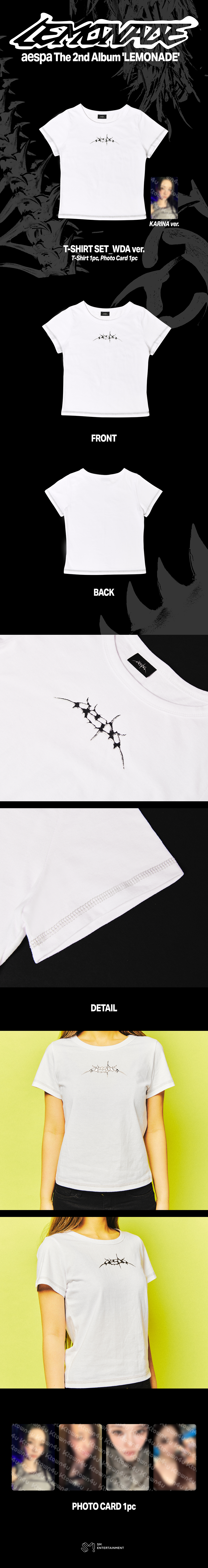 AESPA - [AESPA WEEK - MAKE IT LEMONADE MD] T-SHIRT SET (WDA VER.)