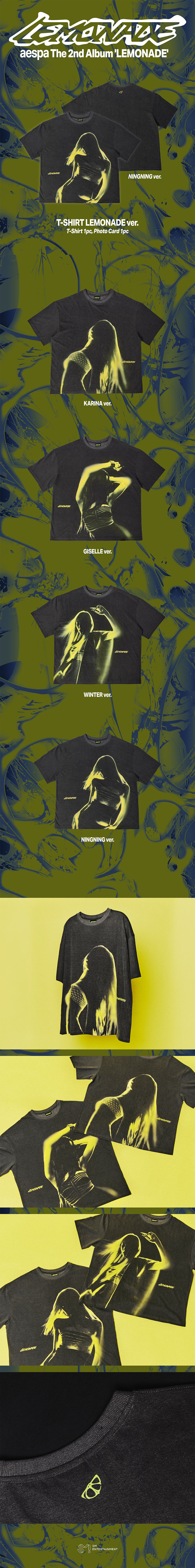AESPA - [AESPA WEEK - MAKE IT LEMONADE MD] T-SHIRT SET (LEMONADE VER.)