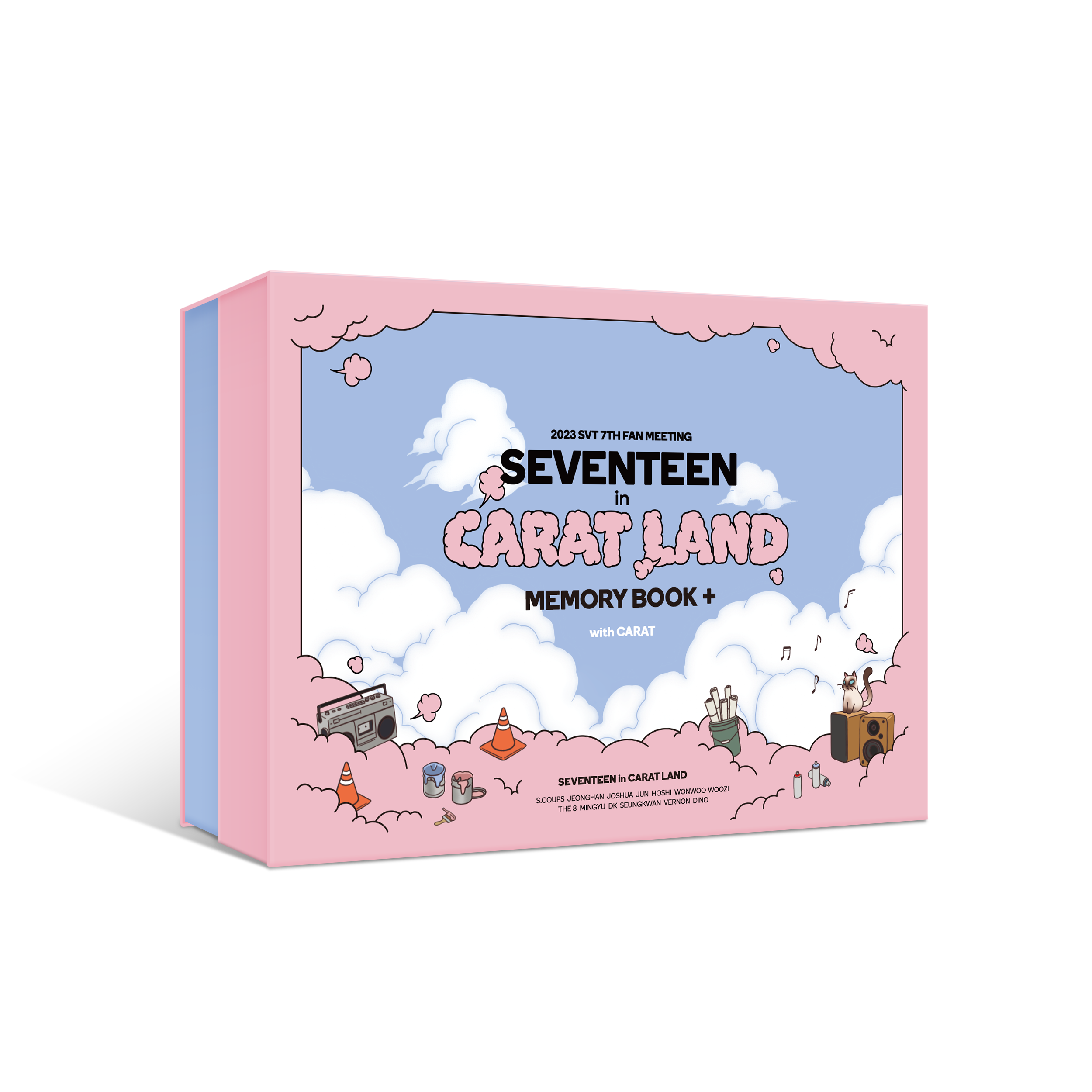 SEVENTEEN - 2023 SVT 7TH FAN MEETING SEVENTEEN IN CARAT LAND MEMORY BOOK DIGITAL CODE