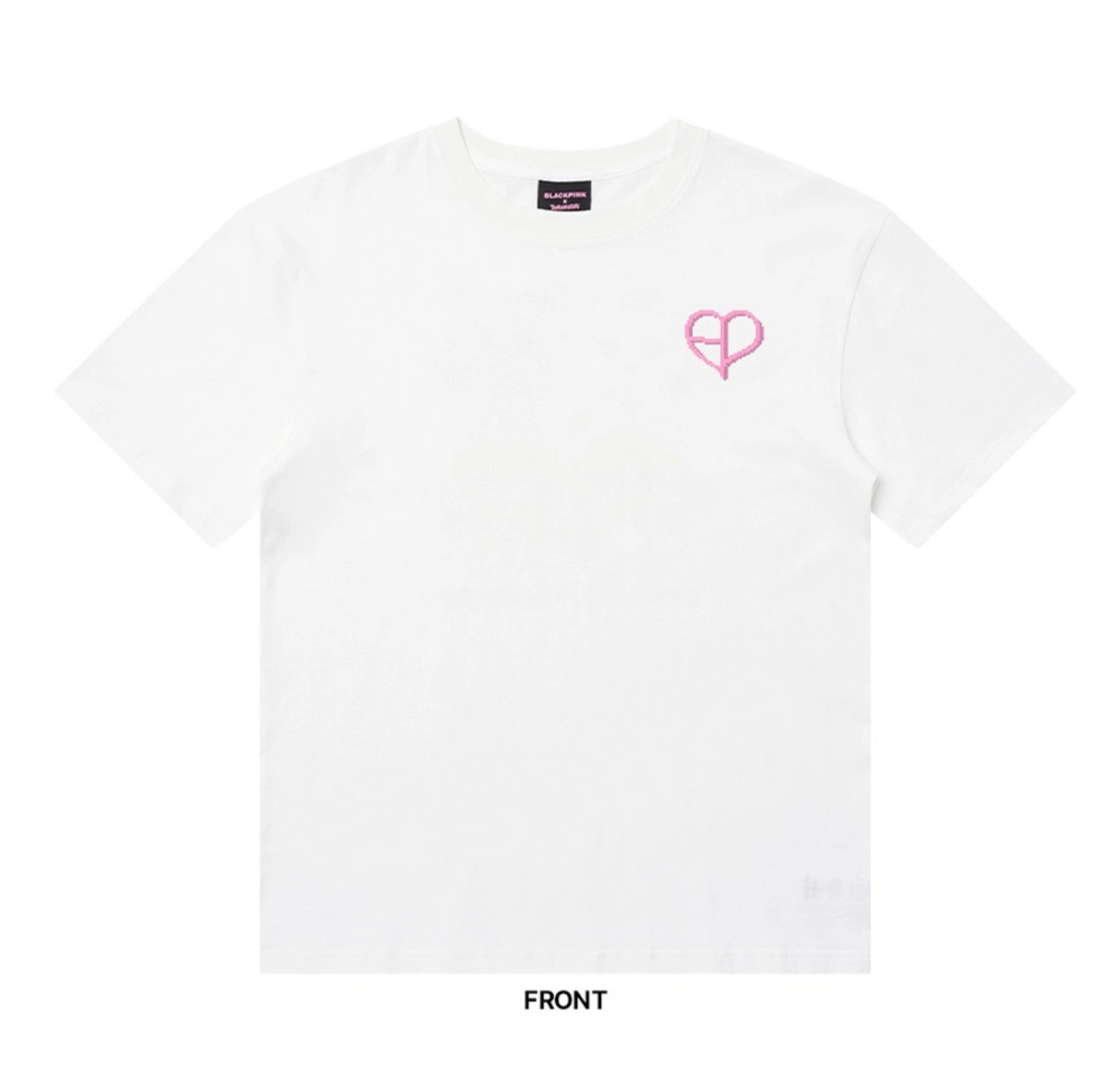 BLACKPINK X TAMAGOTCHI [TAMAGOTCHI] OFFICIAL MD BLACKPINK BASIC T-SHIRT_WHITE